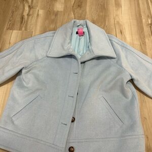 Summersalt Light Blue Pea Coat
